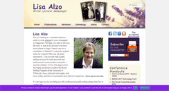 Desktop Screenshot of lisaalzo.com